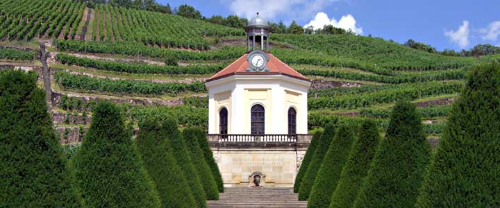 Foto Motivausschnitt Belvedere in der Barockschlossanlage in Radebeul